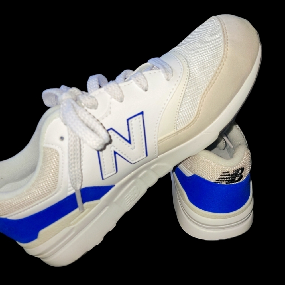 Men/Big Kid Size 7 Moonbeam/Team Royal New Balance 997H.  New Without Tags/Box - Picture 3 of 13